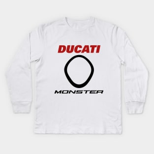 Ducati Monster DRL Signature Tee Kids Long Sleeve T-Shirt